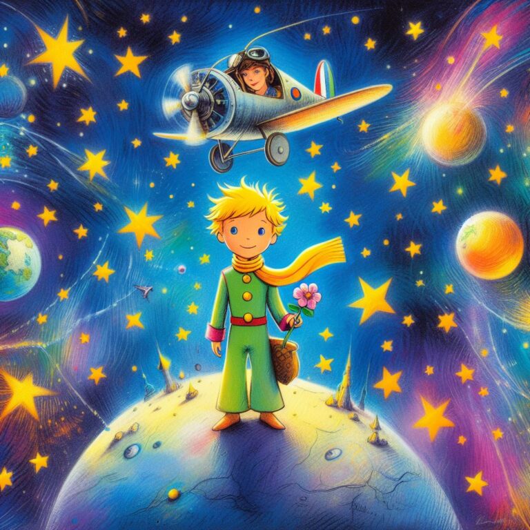 Photo illustrant le petit prince et l'aviateur